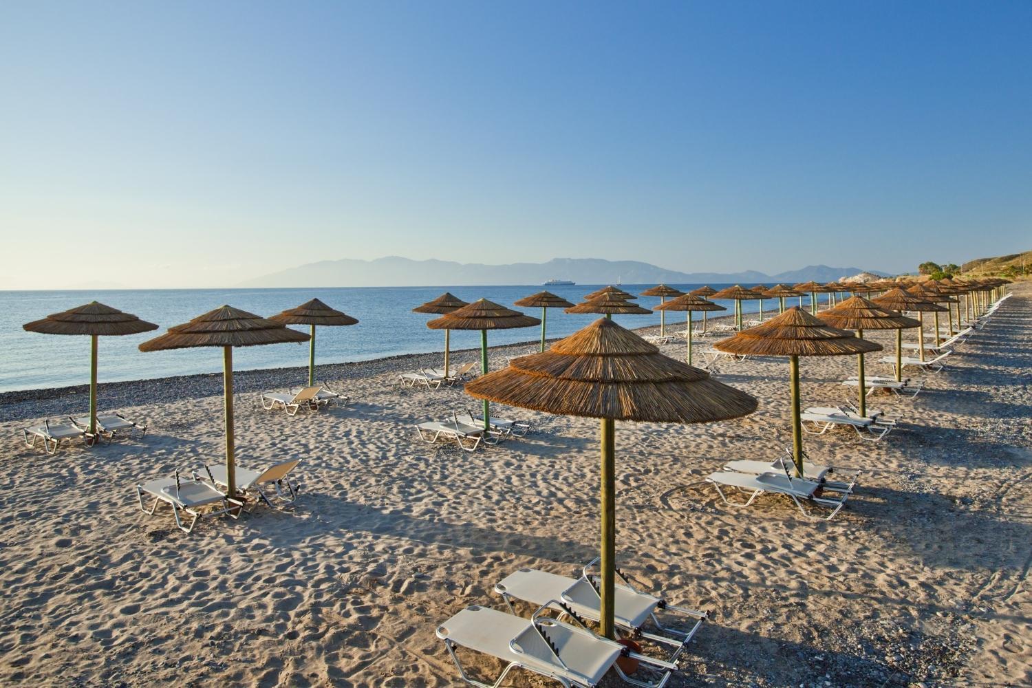 Oceanis Beach & Spa Resort Psalidi  Bagian luar foto